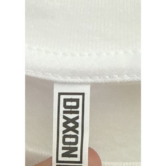 Dixxon Flannel Mens T-Shirt Short Sleeve White Size Large Sturgis Badge New - Picture 3 of 5